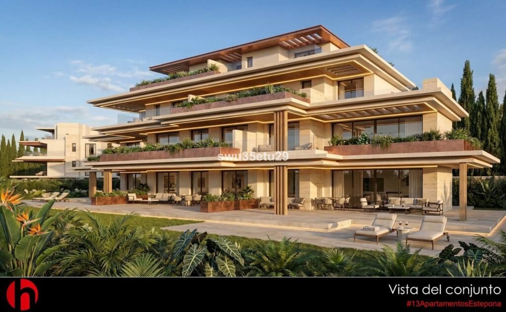 7 Bed Residential Plot for Sale in Estepona – 13-Apartment Project & Two Villas