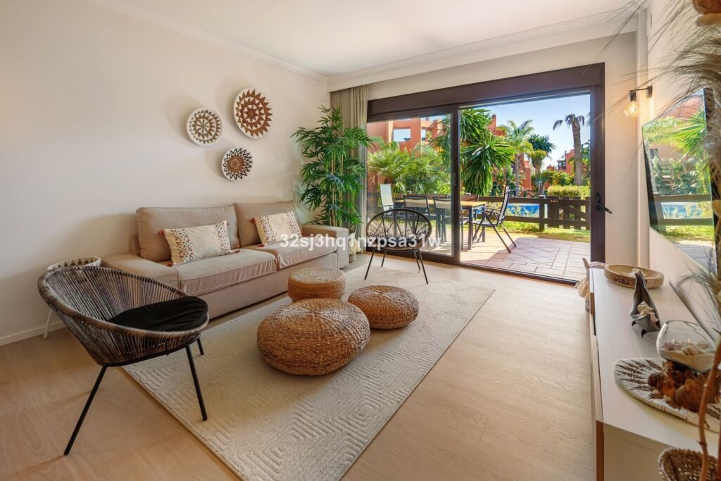 2 Bed Ground Floor Apartment for Sale in Estepona – Garden Terrace Near Beach