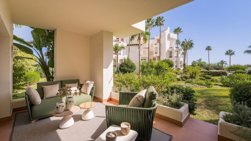 3 Bed Ground Floor Apartment for Sale in New Golden Mile – Renovated Corner Home & Sea Views