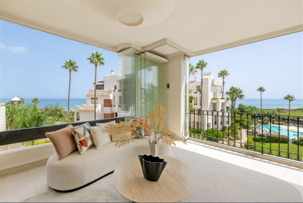 3 Bed Middle Floor Apartment for Sale in New Golden Mile – Renovated Beachfront Home