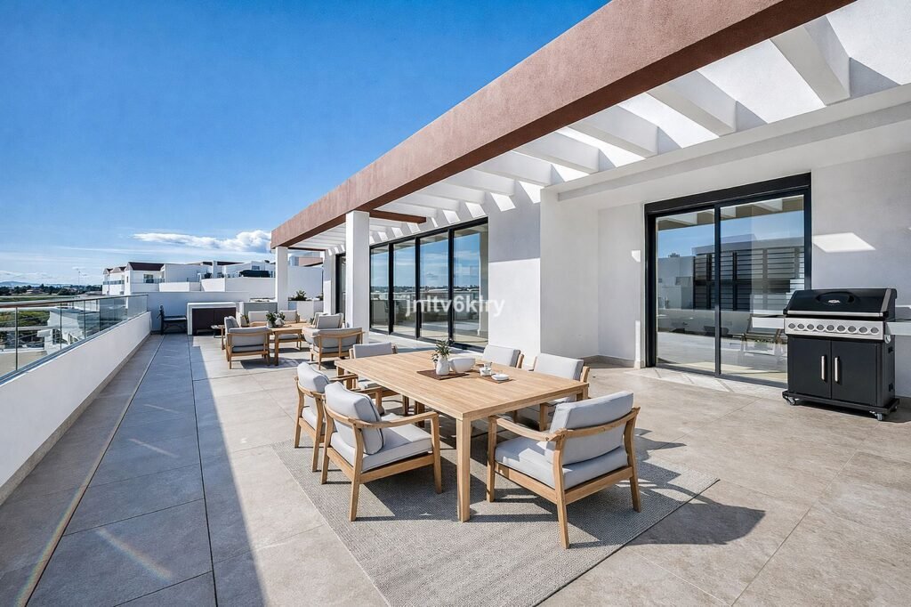 3 Bed Penthouse for Sale in Cancelada – South-Facing Terrace & Sea Views