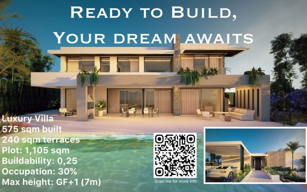 Residential Plot for Sale in Selwo – Frontline La Resina Golf with Villa Project