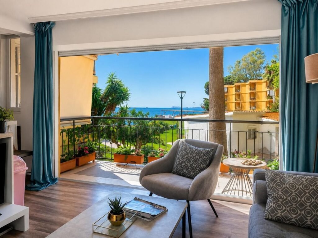 3 Bed Middle Floor Apartment for Sale in Estepona – Beachfront Setting & Sea Views