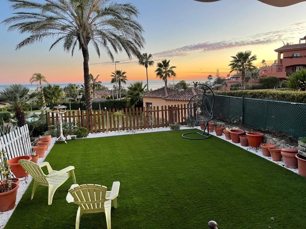 3 Bed Townhouse for Sale in Estepona – Sea Views, Roof Terrace & Garden