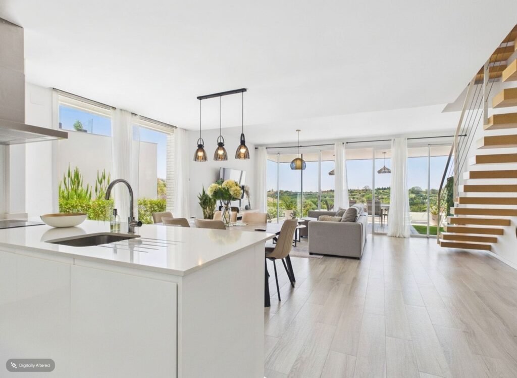 3 Bed Semi-Detached House for Sale in Cancelada – Rooftop Terrace with Sea & Mountain Views