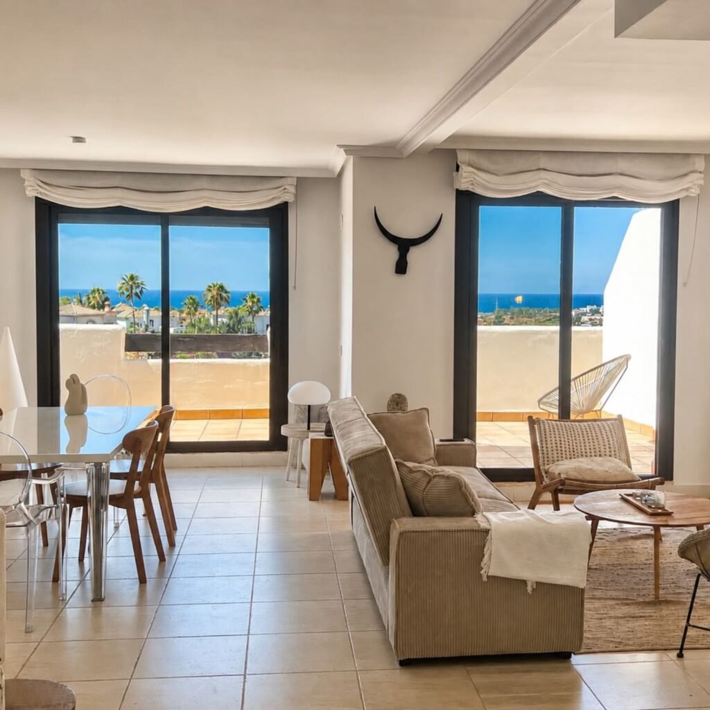 3 Bed Townhouse for Sale in Estepona – Sea Views & 62 m² Solarium