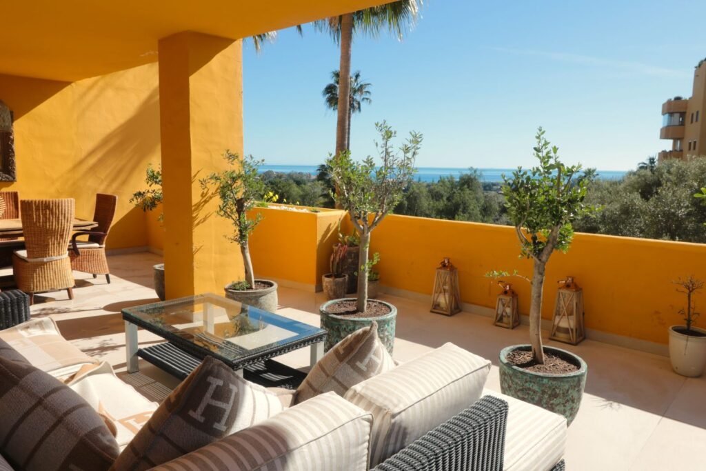 3 Bed Ground Floor Apartment for Sale in New Golden Mile – Sea Views & Large Terrace
