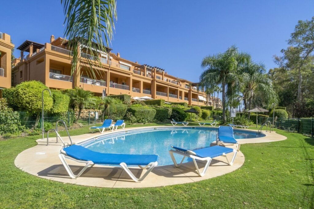 2 Bed Ground Floor Apartment for Sale in Estepona – Frontline Golf & Private Garden