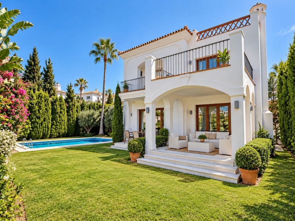 4 Bed Detached Villa for Sale in Selwo – Frontline Golf, Sea Views & Private Pool