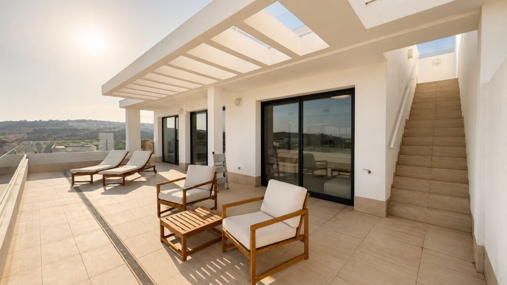 3 Bed Penthouse for Sale in Estepona – Two-Level Terrace & Rooftop Solarium
