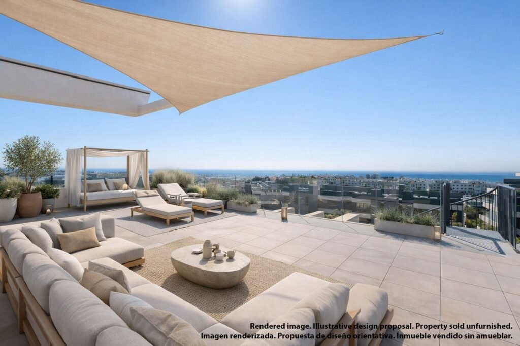 3 Bed Penthouse for Sale in Estepona – 195 m² with Sea-View Solarium