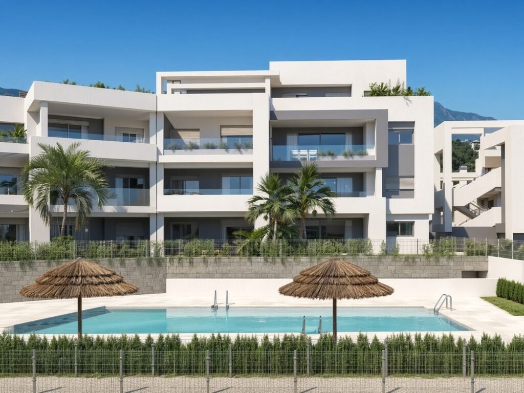 1 Bed Middle Floor Apartment for Sale in Selwo – Furnished Pool-View Home