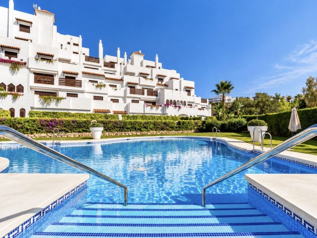 2 Bed Ground Floor Apartment for Sale in New Golden Mile – 141 m² Private Garden