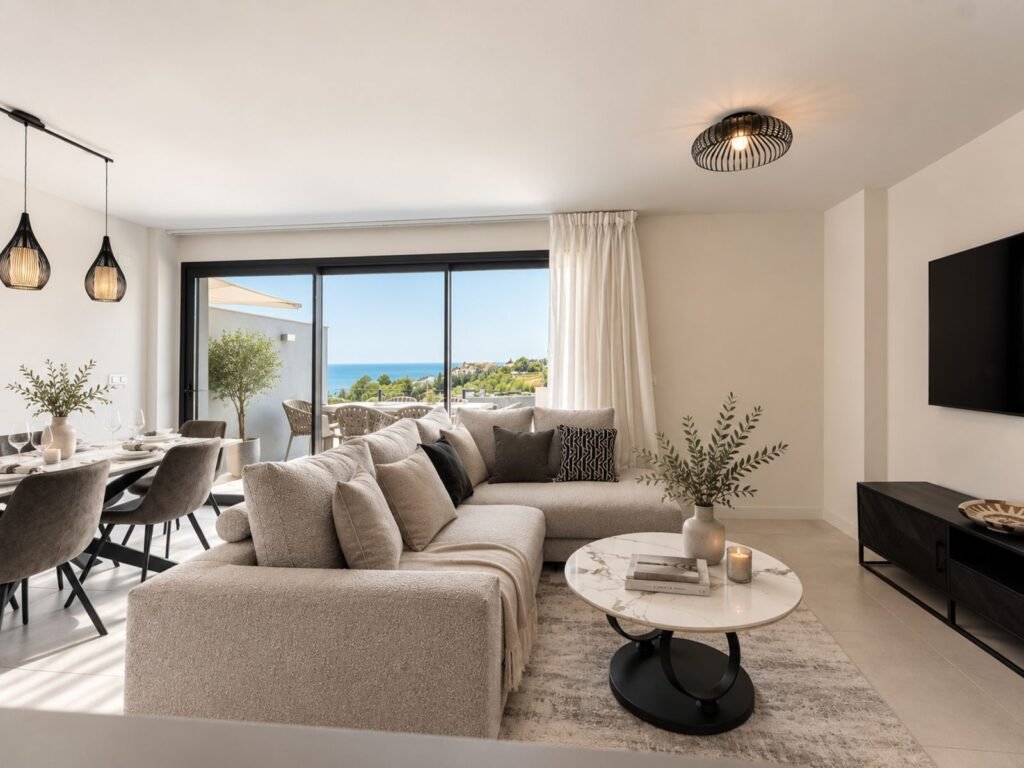 3 Bed Middle Floor Apartment for Sale in Selwo – Oasis Living with Sea Views